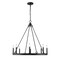 Z-Lite Barclay 8 Light Chandelier, Matte Black 482R-8MB - alternate 2